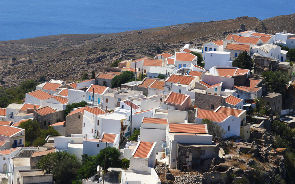 Village of Nikia, seen from above.